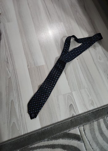 Klasik Lacivert Erkek Kravat - Görsel 2