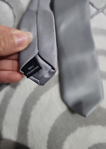 Gri Erkek Kravat - Kamer - Görsel 6