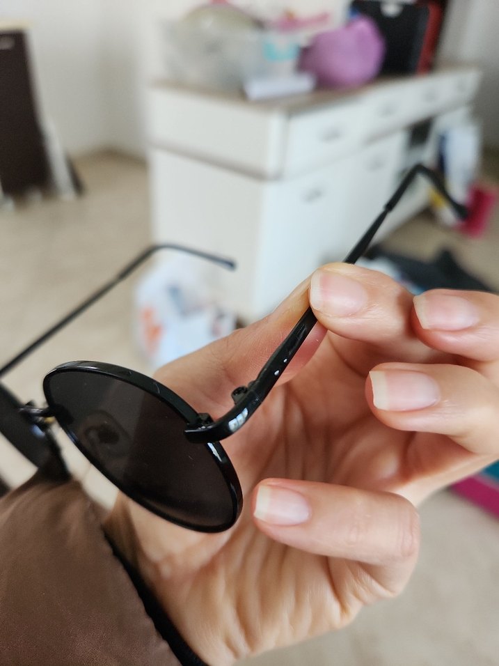 Siyah Şeffaf Minimalist Gözlük atasun - Görsel 4