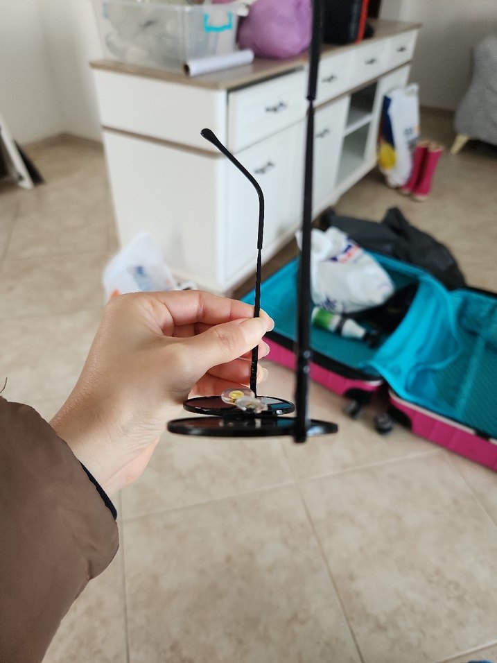 Siyah Şeffaf Minimalist Gözlük atasun - Görsel 5