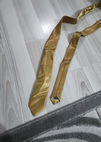 Parlak Bej Erkek Kravat - Görsel 4