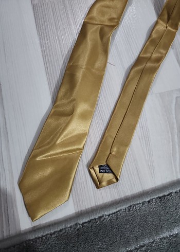 Parlak Bej Erkek Kravat - Görsel 2