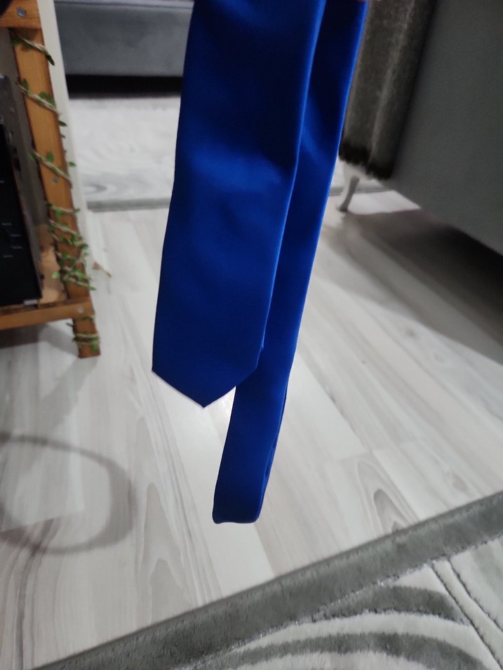 Parlak Mavi Erkek Kravat Tudors - Görsel 3