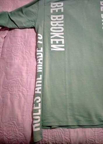 m Beden yeşil sweatshirt