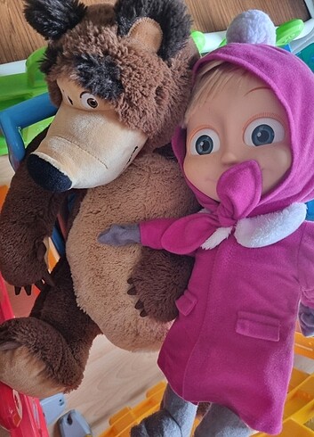 Maşa ile koca ayı oyuncağı büyük boy