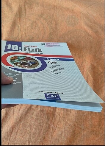  Beden 10 sınıf 3 ve 4 fasikül fizik kitabı