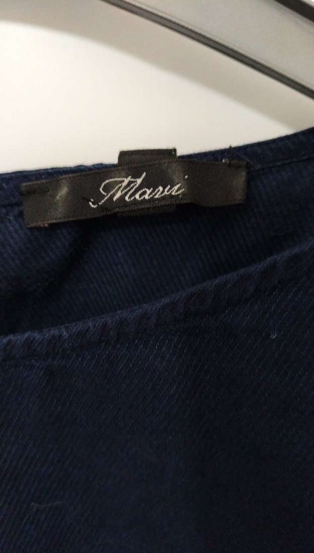 Nakışlı Lacivert Kız Bluzu(Mavi Jean) - Görsel 2