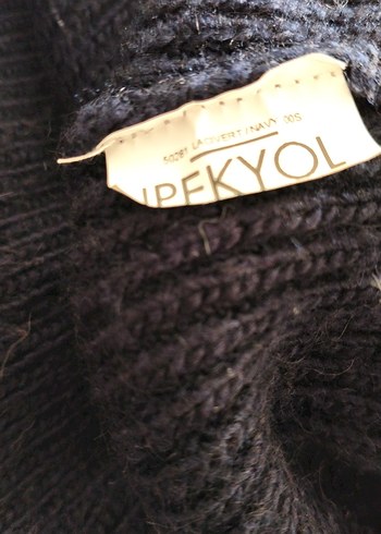 Kadın Lacivert Örme V Yaka Kazak - Görsel 3