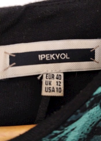 Desenli Siyah Uzun Kollu Uzun Elbise - Görsel 3