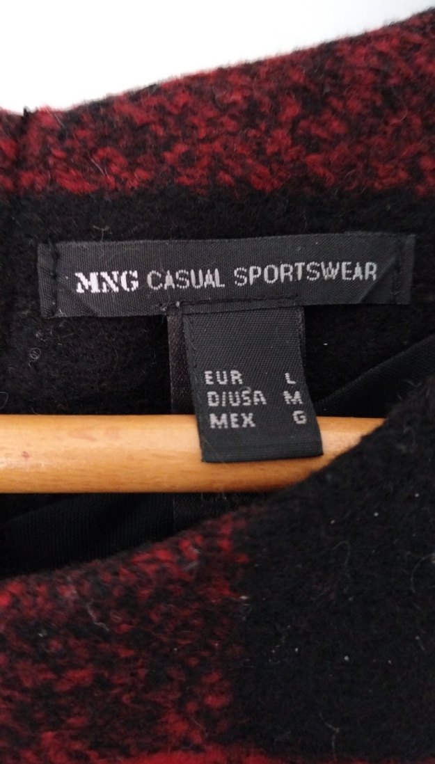 Kırmızı Siyah Ekose Kısa Kollu Midi Elbise - Görsel 3