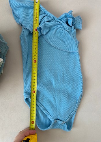 Diğer Pembe Fırfırlı Askısız Bebek Body