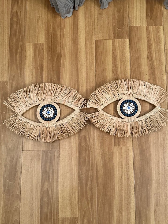 2 adet Renkli Dekoratif Göz Figürleri - Görsel 2