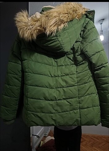 m Beden Stradivarius Kadın Yeşil Mont