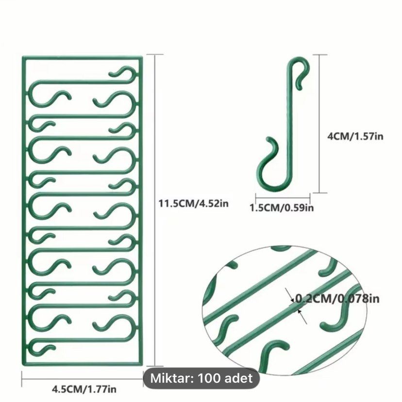 Yeşil Çoklu Askılık Düzenleyici - Görsel 3