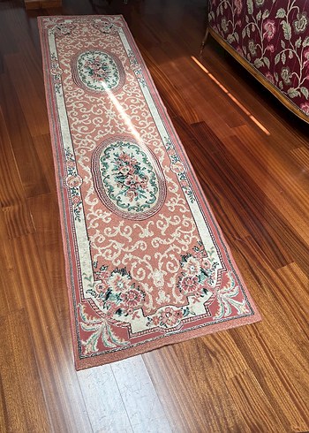 Nakışlı Bordo Pastel Halı - Görsel 2