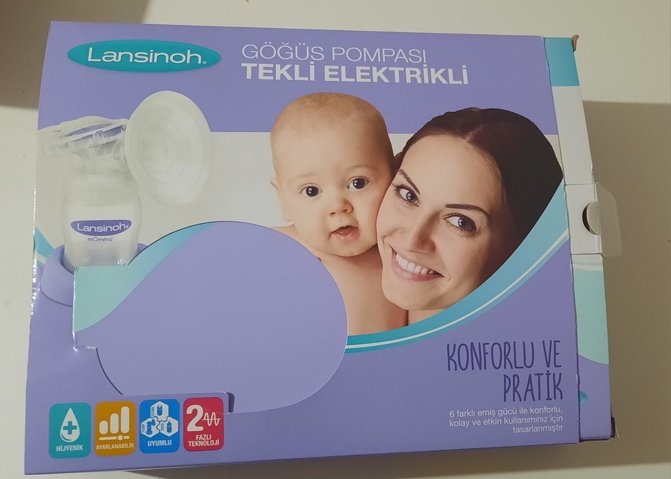 Tekli Elektrikli Göğüs Pompası Konforlu Kullanım - Görsel 2