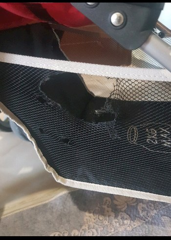 KANZ Kırmızı Bebek Arabası - Görsel 7