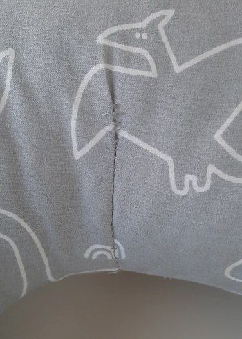 Gri Desenli Emzirme ve Hamilelik Yastığı - Görsel 5