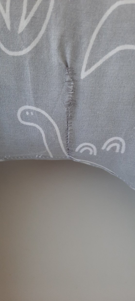 Gri Desenli Emzirme ve Hamilelik Yastığı - Görsel 4