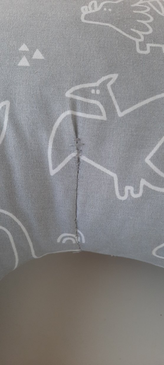 Gri Desenli Emzirme ve Hamilelik Yastığı - Görsel 5