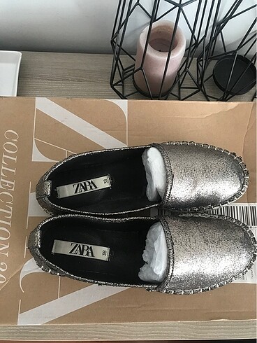 Parlak desen espadril