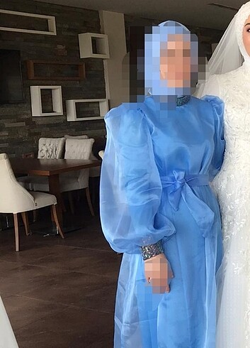 Diğer Bebe mavisi abiye