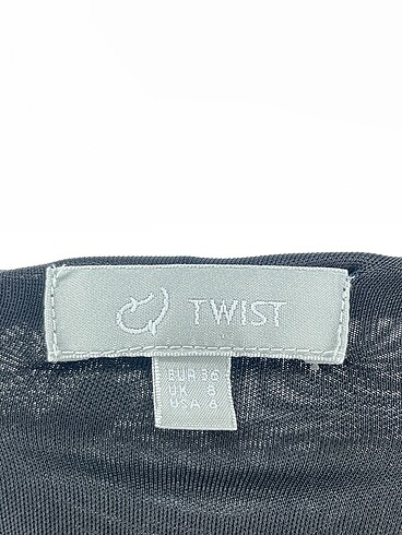 l Beden siyah Renk Twist Kısa Elbise %70 İndirimli.