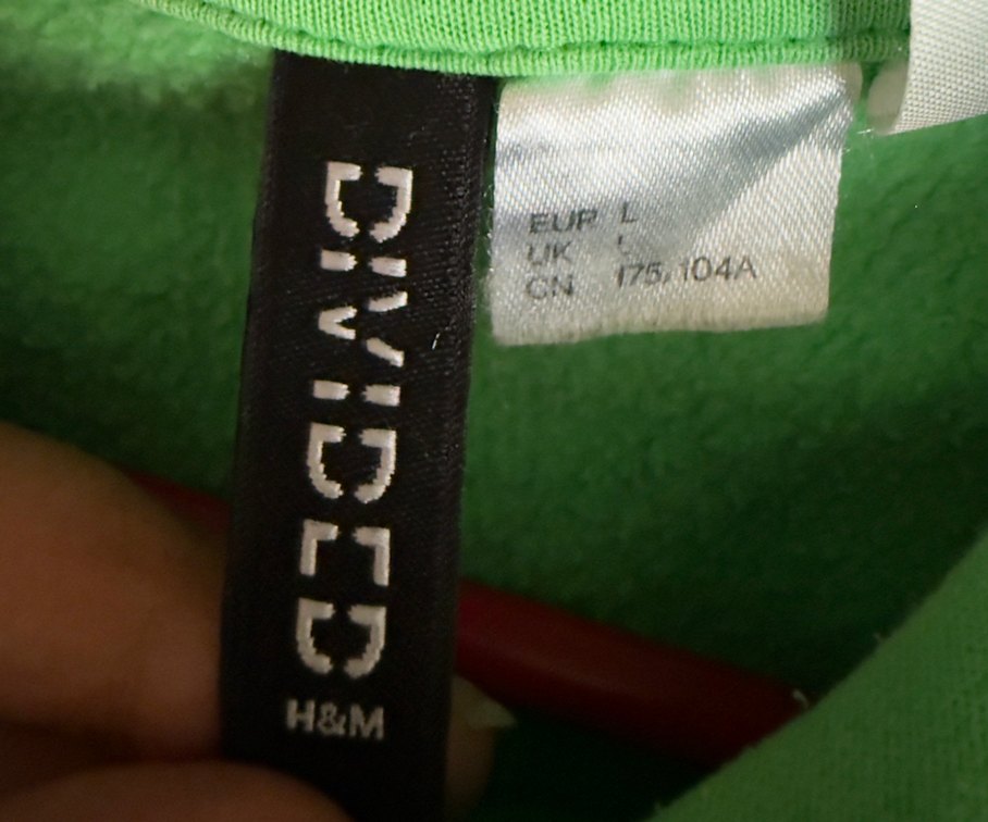 Yeşil Baskılı Kadın Sweatshirt. Şapka kısmında hafif leke var - Görsel 4