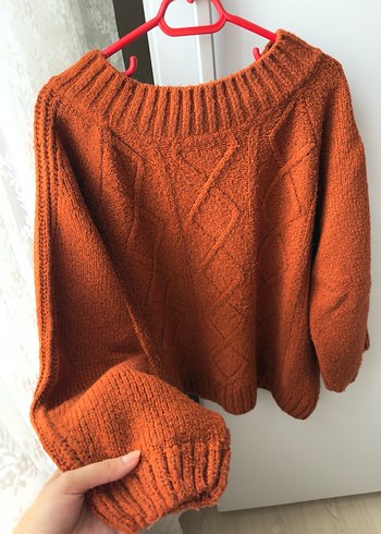 Kiremit rengi kazak - Görsel 3