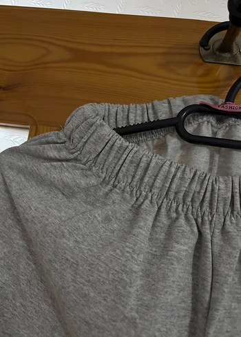 l Beden gri Renk Gri Uzun Düğmeli eşofman takımı