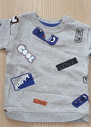 3 Ay Beden beyaz Renk H&M Bebek Üst