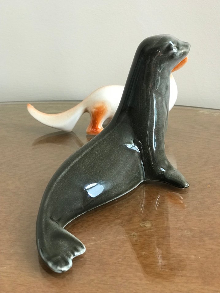 Sümerbank yıldz porselen fok balığı - Görsel 3