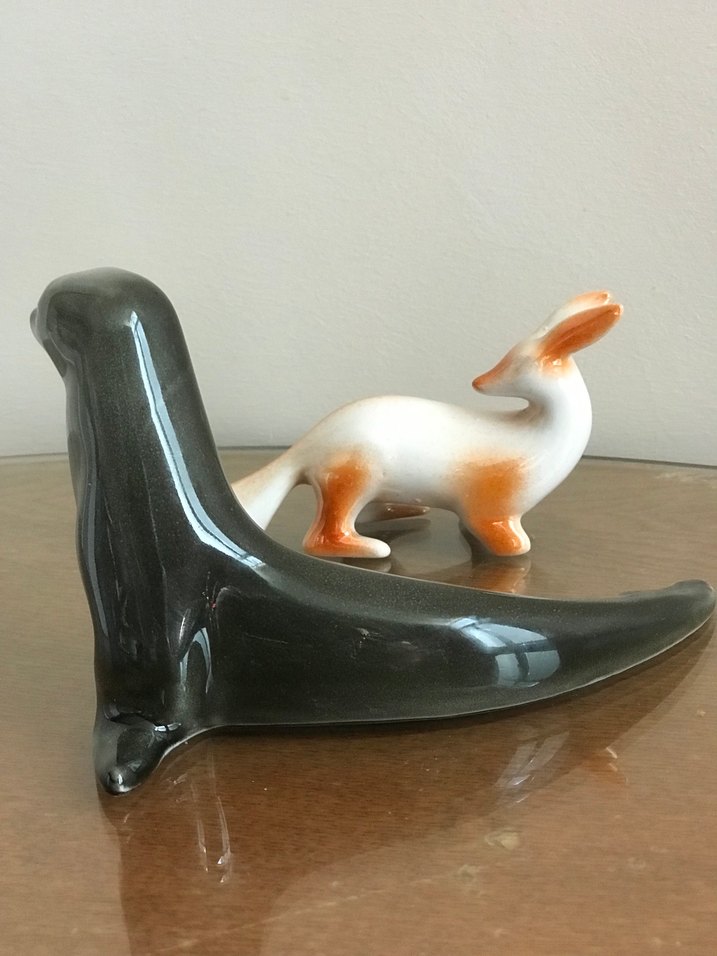 Sümerbank yıldz porselen fok balığı - Görsel 2