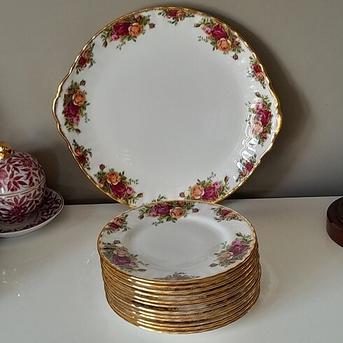 Royal Albert pasta tabak takımı