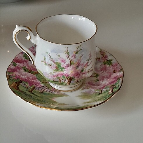 Paşabahçe Royal Albert Blossom kahve fincan