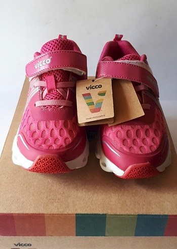 Vicco Kız Çocuk Pembe Renkli Spor Ayakkabı - Görsel 2
