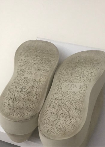 Orijinal Zara Bej Süet Erkek Loafer Ayakkabı - Görsel 3