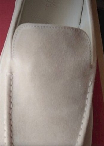 Orijinal Zara Bej Süet Erkek Loafer Ayakkabı - Görsel 10