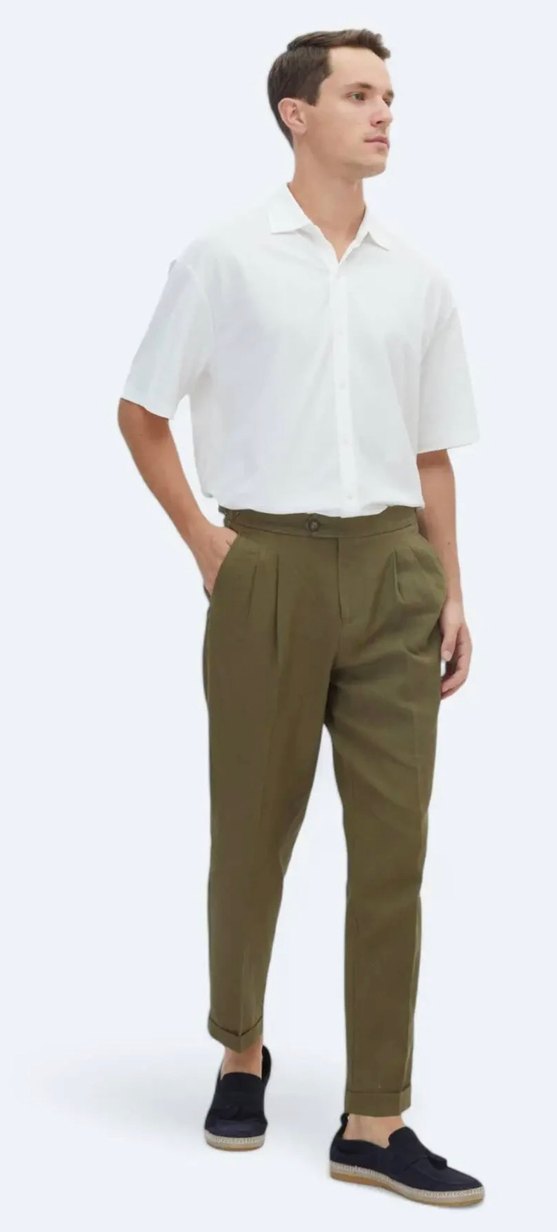 Erkek Old Money, Kip Marka Pantolon - Görsel 5