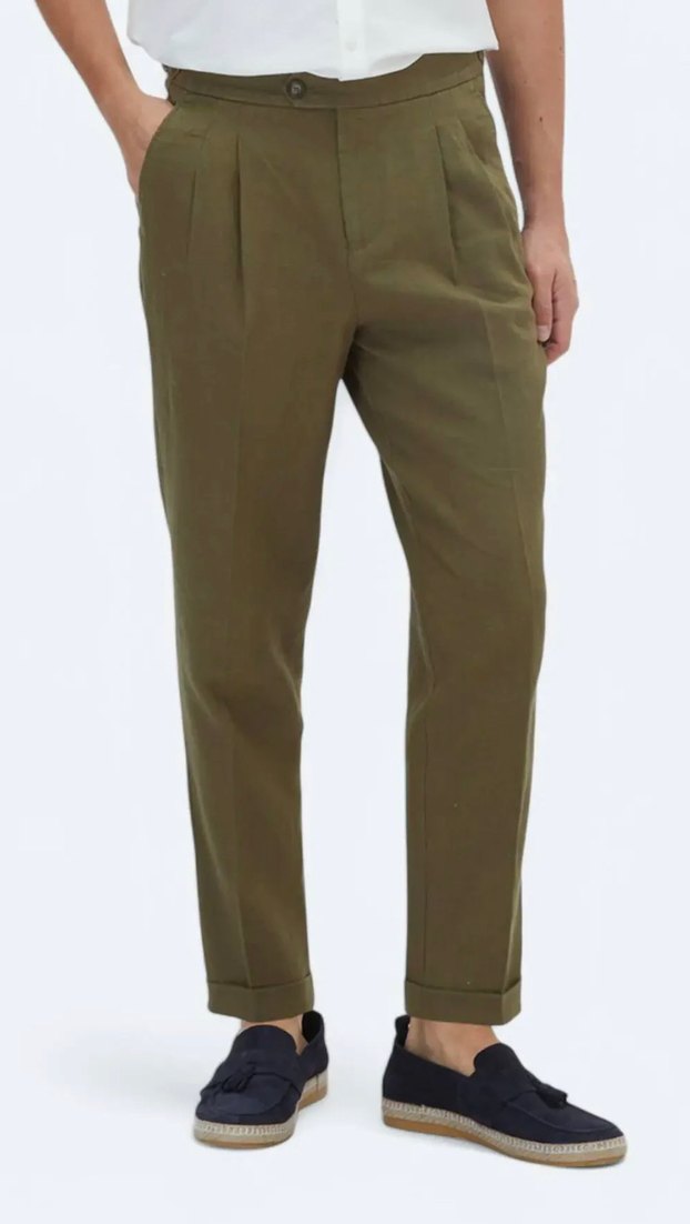 Erkek Old Money, Kip Marka Pantolon - Görsel 4