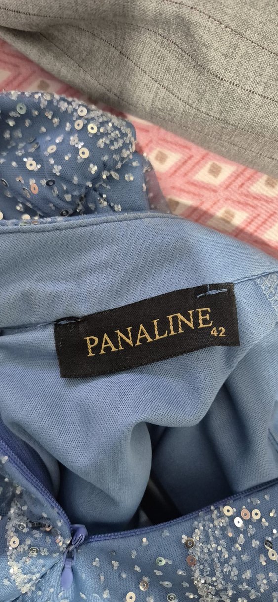 Mavi İnci Uzun Tesettür Abiye - Görsel 5