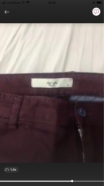 Avva Bordo Erkek Chino pantolon - Görsel 2