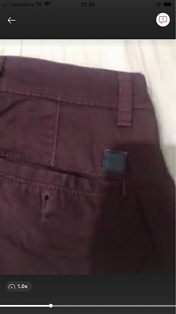 Avva Bordo Erkek Chino pantolon