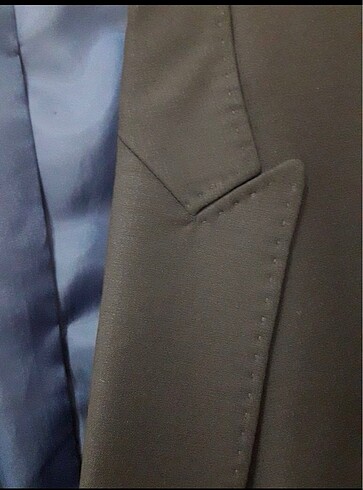 Yünlü, Premium, Tween Marka Erkek Kruvaze Ceket - Görsel 3