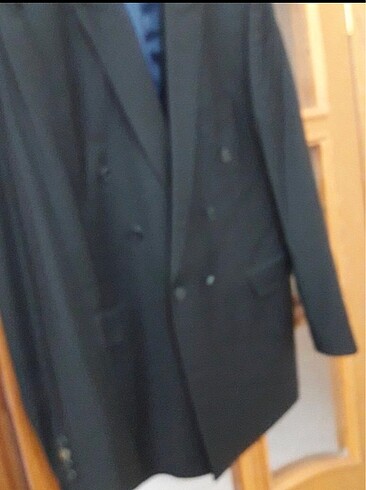 Yünlü, Premium, Tween Marka Erkek Kruvaze Ceket - Görsel 5