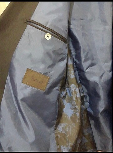 Yünlü, Premium, Tween Marka Erkek Kruvaze Ceket - Görsel 7