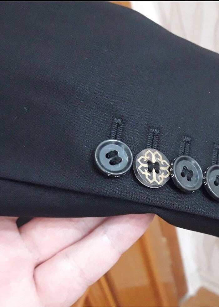 Yünlü, Premium, Tween Marka Erkek Kruvaze Ceket - Görsel 4