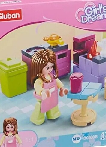 Sluban 1016000126000 Girls Dream - Mutfak, Çok Renkli 