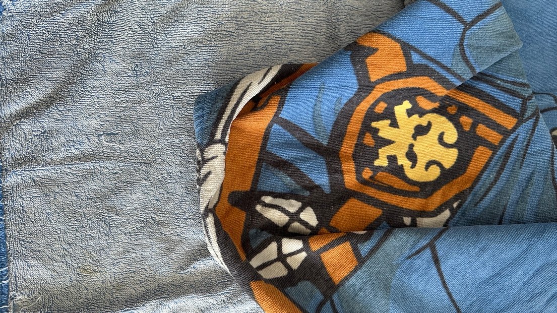 Kapüşonlu Baskılı Erkek Çocuk Bornozu - Görsel 2