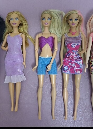 Barbie KUSURLU bebekler 5 adet(Açıklamayı okuyun)